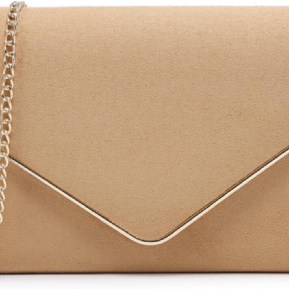 Women Faux Suede Evening Clutch Bags Formal Party Clutches Wedding Purses Cockta